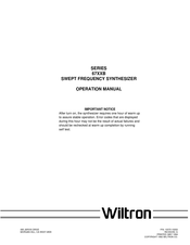 Wiltron 6736B/-10 Operation Manual