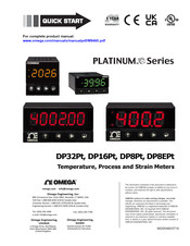 Omega PLATINUM DP8EPT Quick Start Manual