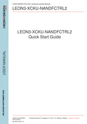 FRONTGRADE LEON3-XCKU-NANDFCTRL2 Quick Start Manual
