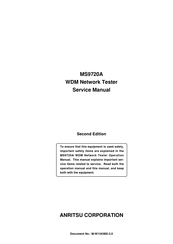 Anritsu MS9720A Service Manual