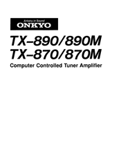 Onkyo TX -890M Manual