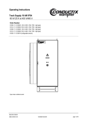 Conductix-Wampfler 91008-111-3130923 Operating Instructions Manual