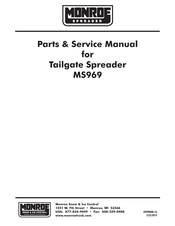 Monroe MS969 Parts And Service Manual