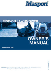 Masport S220 102HD Elite Owner's Manual