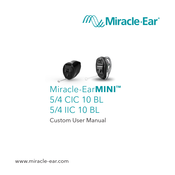 Miracle-Ear MINI 5/4 CIC 10 BL User Manual