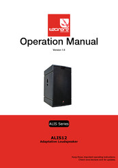 TECNARE ALIS12 Operation Manual