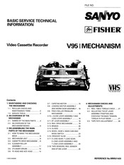 Sanyo FISHER V95I Manual