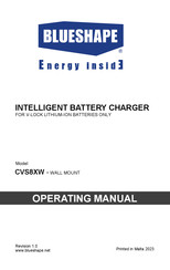 Blueshape CVS8XW Operating Manual