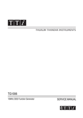 TTI TG1006 Service Manual