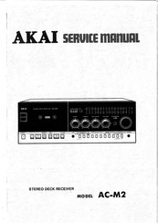Akai AC-M2 Service Manual