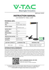 V-TAC VT-7413 Instruction Manual