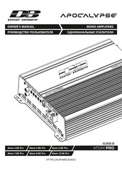 Deaf Bonce APOCALYPSE ATOM 12.5K PRO Owner's Manual
