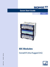 HBM SomatXR MX1609B-R Quick Start Manual