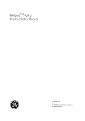 GE Innova IGS 6 Preinstallation Manual