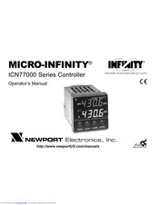 Newport Electronics INFINITY MICRO-INFINITY ICN77R300 Series Operator's Manual