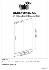 Nadoli DSR540048C-CL Manual