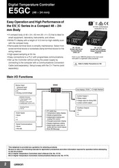 Omron E5GC-C Series Instruction Manual
