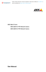 Axis Q6074-E PTZ User Manual