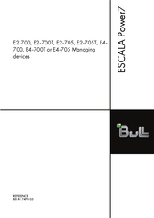 Bull Escala Power 780 Manual