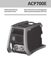 Joiners bench ACP700E Instruction Manual