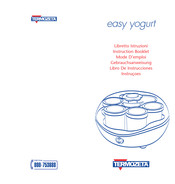 Termozeta EASY YOGURT Instruction Booklet
