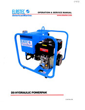 Elastec AmericanMarine D9 Operation & Service Manual