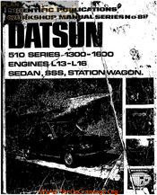 Datsun 1300 Workshop Manual