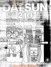 Datsun 210 1979 Service Manual