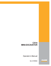 Case CX14 Operator's Manual