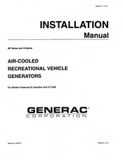 Generac Power Systems Q-40G Installation Manual