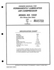 DeVilbiss Air Power Company 102D Owner's Manual