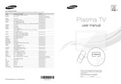 Samsung PS43E490 User Manual