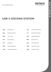 Deltaco USBC-HDMI28 1902423 User Manual