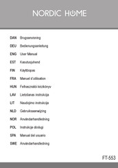 Nordic Home FT-553 User Manual