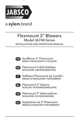 Xylem JABSCO Flexmount 36740-Series Installation And Operation Manual
