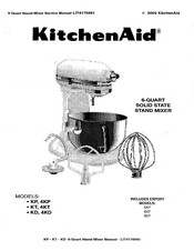 KitchenAid KD Manual