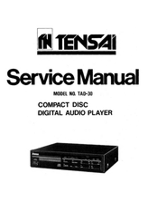 Tensai TAD-30 Service Manual