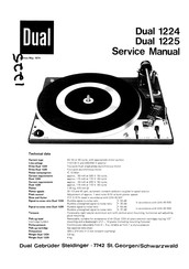 Dual 1224 Service Manual