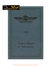 Essex Electronics Terraplane 1932 Owner's Manual