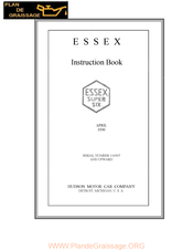 Essex Electronics SUPER SIX Instruction Book