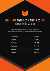 Nightfox SWIFT 2 PRO Instruction Manual