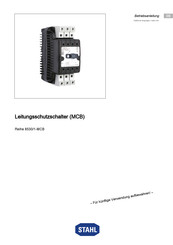 Stahl 8530/1-MCB Series Operating Instructions Manual