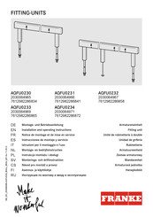 Franke 2030064967 Installation And Operating Instructions Manual