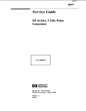 HP 8133A Service Manual