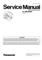 Panasonic KX-MB283BR Service Manual