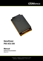 GOMspace NanoPower P60 ACU 200 Manual