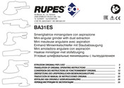 Rupes BA31ES Translation Of Original Operating Instructions