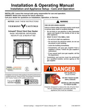 Vermont Castings Intrepid INDVRBDSB Installation & Operating Manual