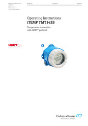 Endress+Hauser HART iTEMP TMT142B Operating Instructions Manual