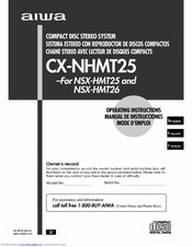 Aiwa CX-NHMT25 u Operating Instructions Manual